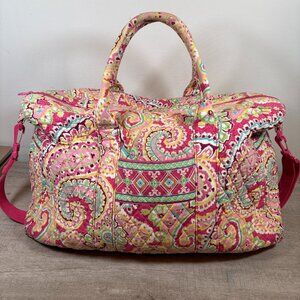 Retired Vera Bradley Petal Pink Large Duffle Bag